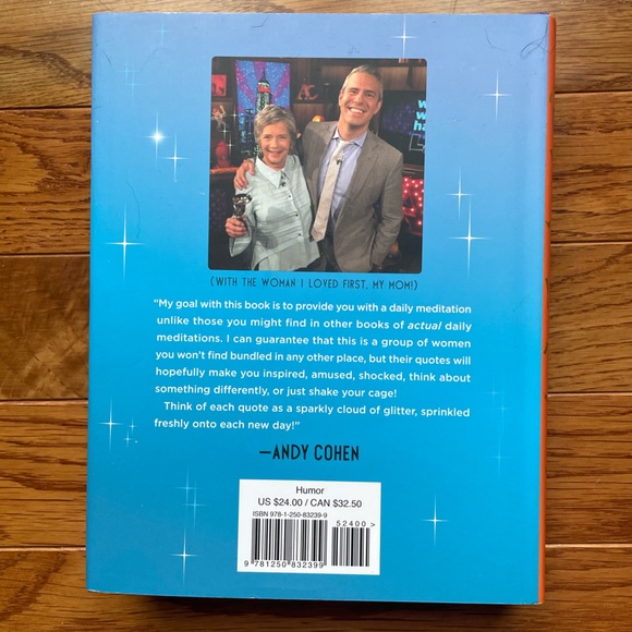 NEW Glitter Every Day 365 Quotes from Women I Love Hardcover Book by Andy Cohen - Picture 4 of 4